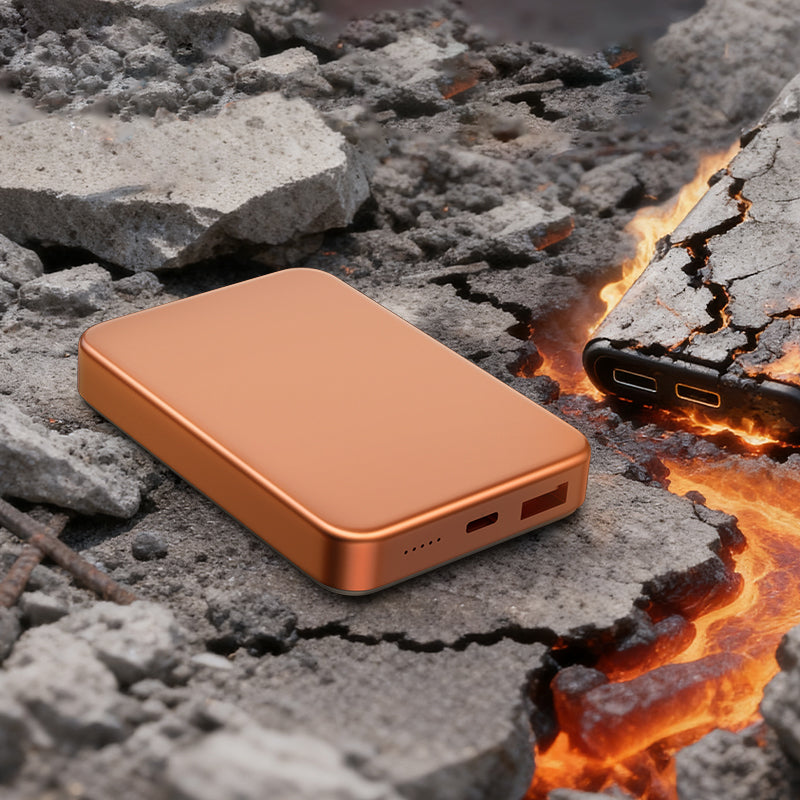 Glossy 10.000mAh Solid-State Qi2 Magsafe Powerbank
