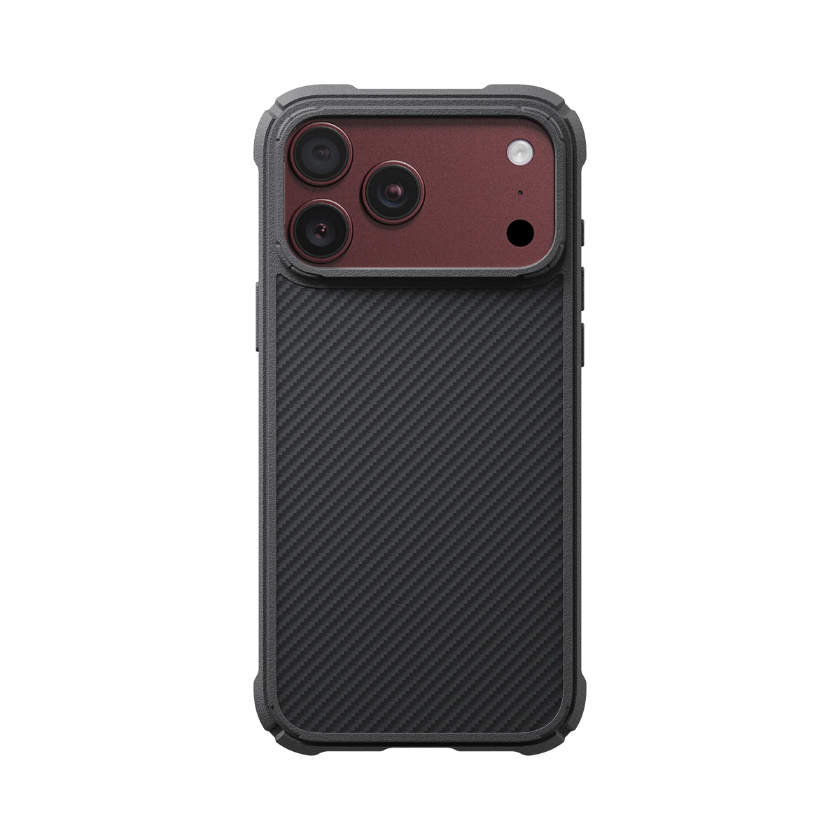 Aramid Pro Guard Black-Gray Serisi Kılıf - iPhone 18 Pro Max