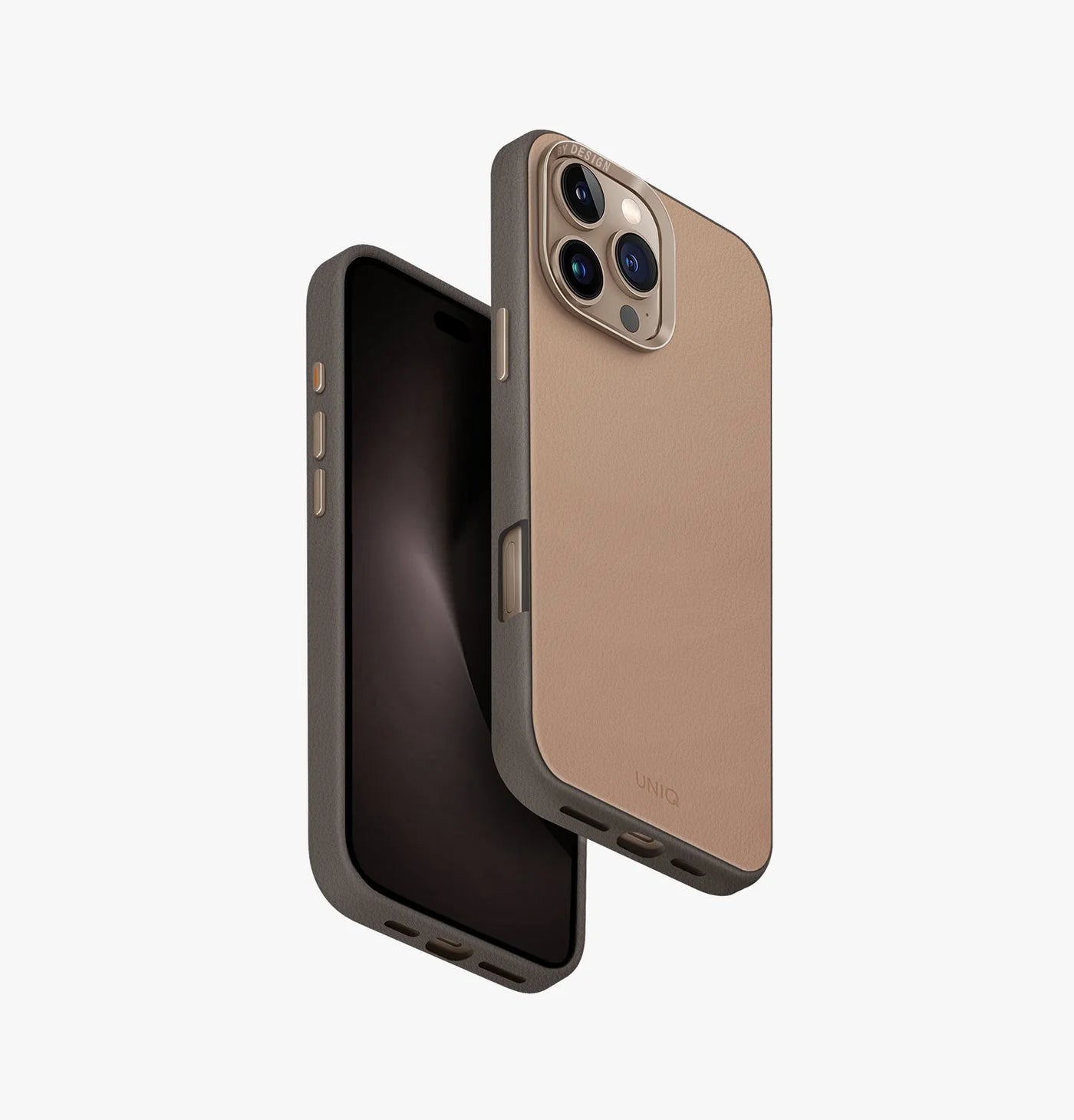 Lyden DS Çift Renkli Vegan Deri Kılıf - iPhone 16 Pro