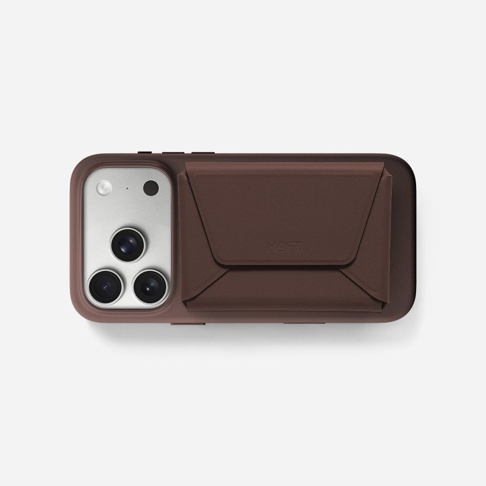 MOFT Agile Travel MagSafe Standlı Seyahat Kartlığı - Brownie