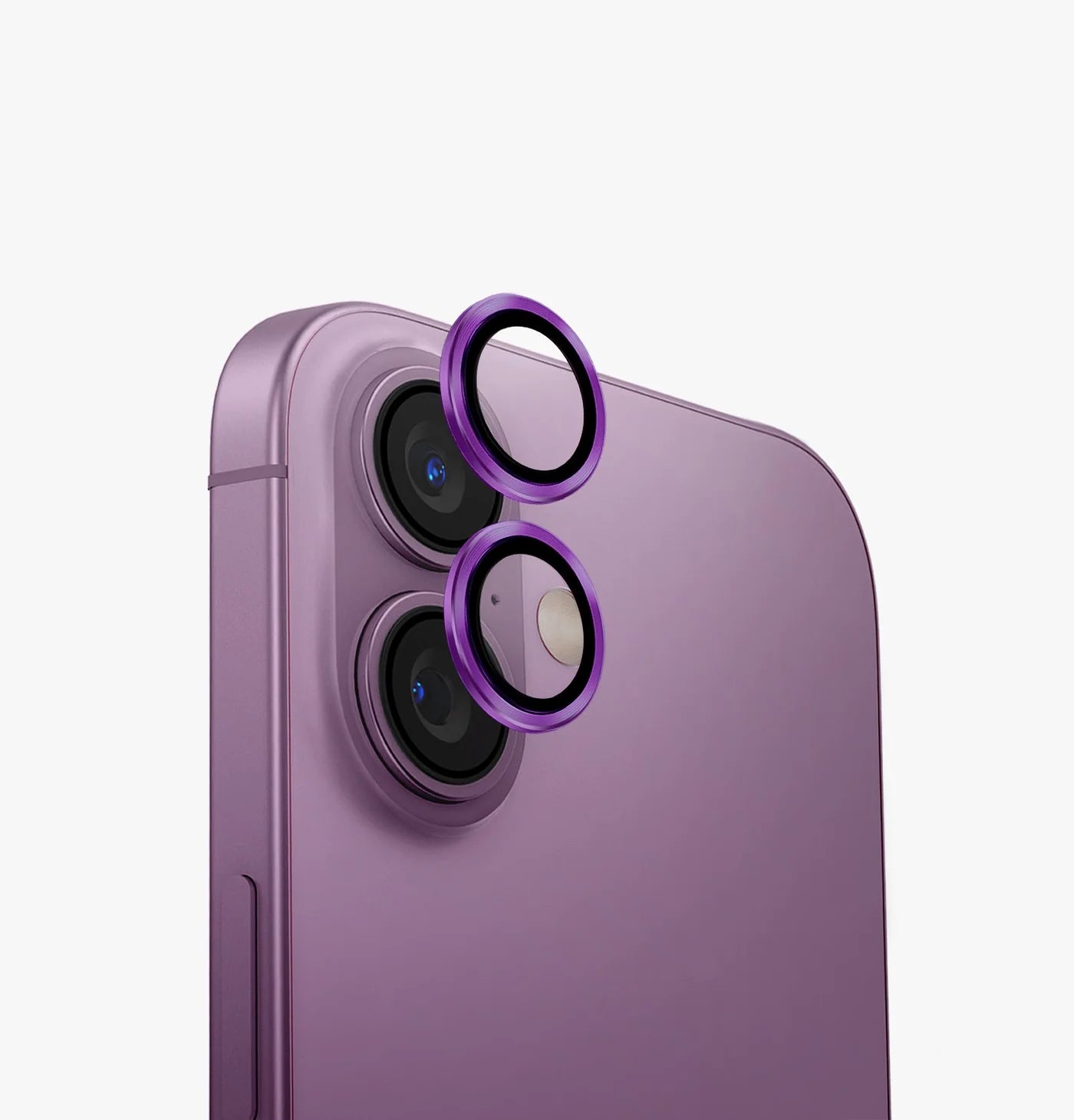 Optix AluGuard Kamera Lens Koruyucu - iPhone 16 / 16 Plus