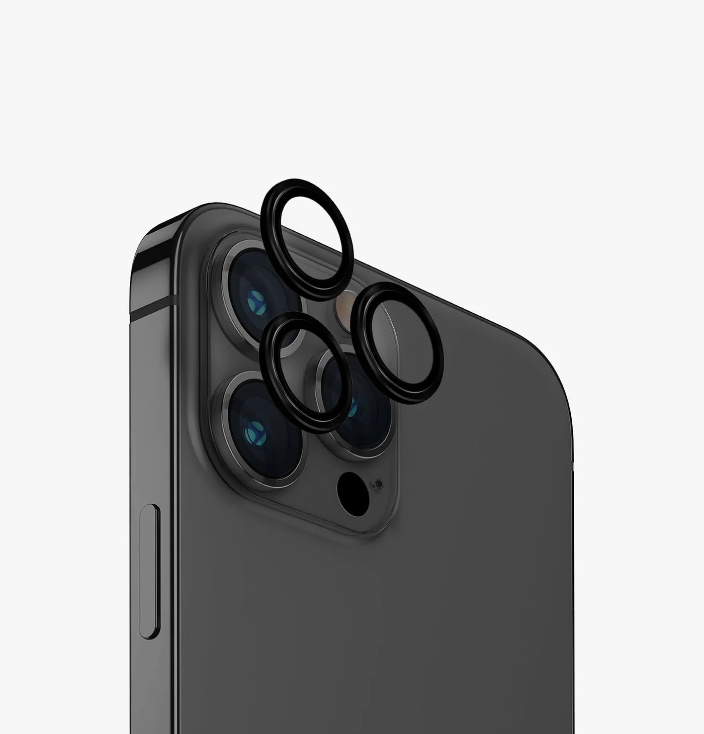 Optix AluGuard Kamera Lens Koruyucu - iPhone 15 Pro / 15 Pro Max