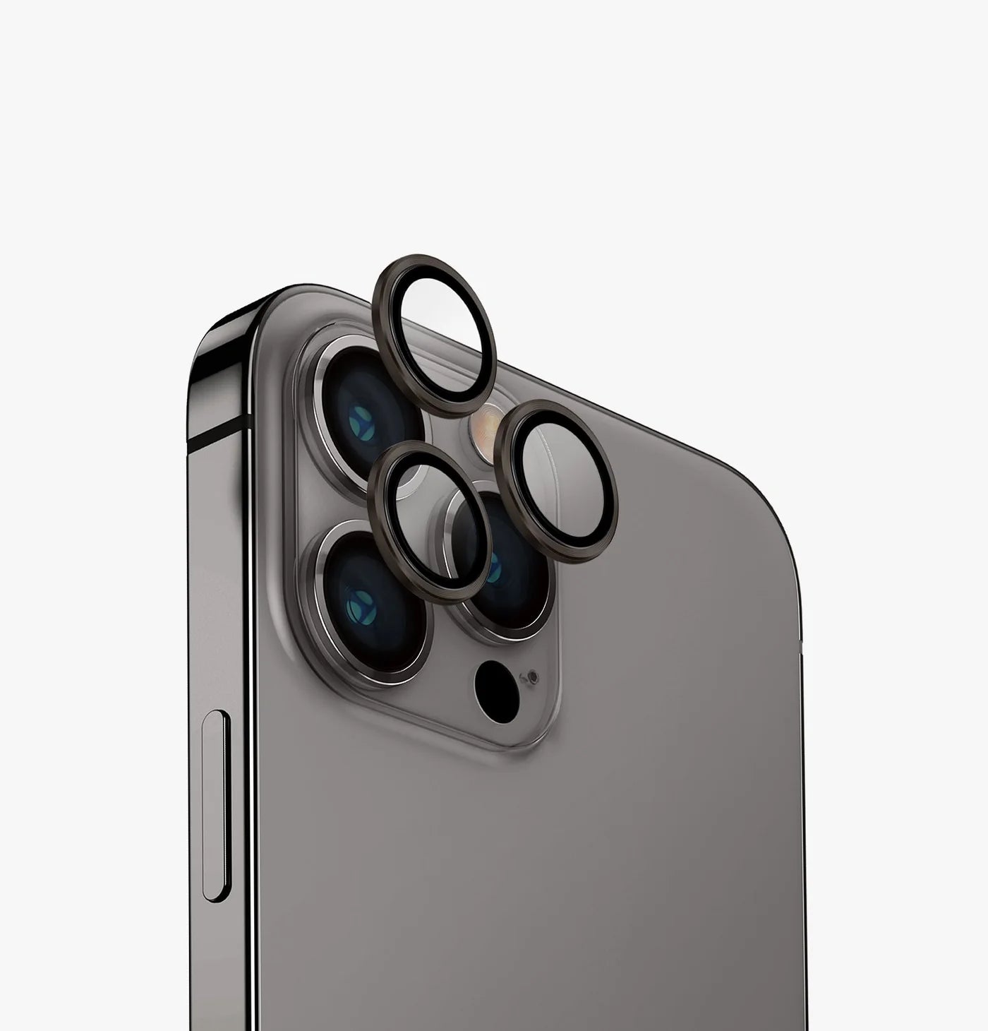 Optix AluGuard Kamera Lens Koruyucu - iPhone 15 Pro / 15 Pro Max