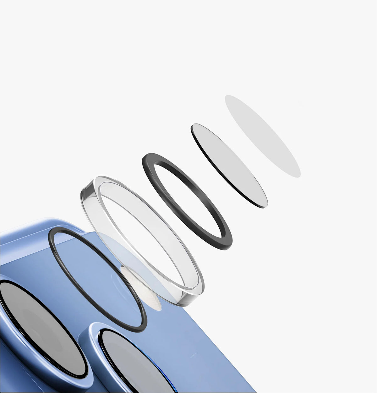 UNIQ Optix ClearShield Kamera Lens Korruyucu - iPhone 18 Pro Max