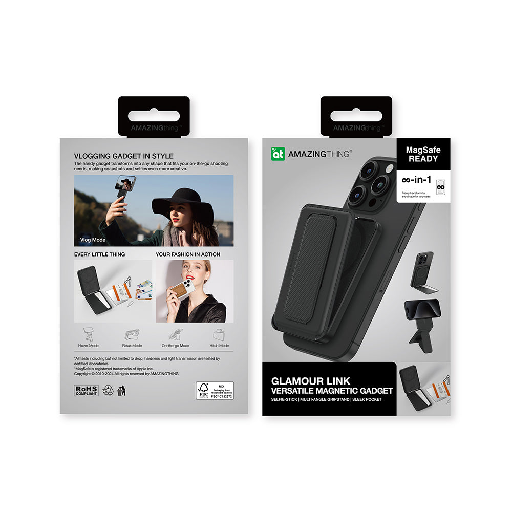 Glamour Link Grip Yüksek Standlı Magnetik Kartlık