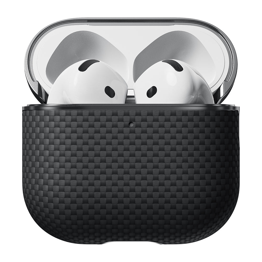 Ultra-Slim 1500D Classic Black-Grey Twill Serisi Kılıf - AirPods 4