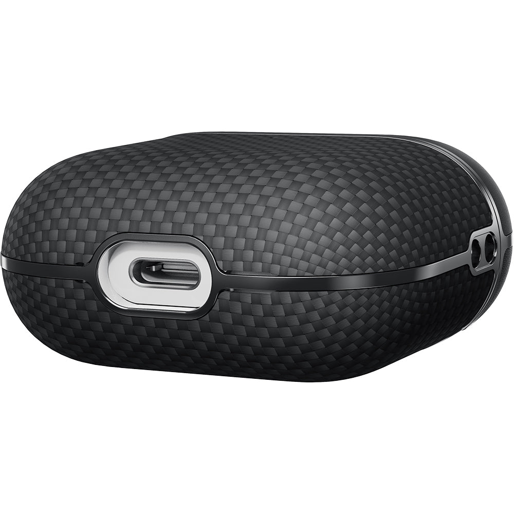 Ultra-Slim 1500D Classic Black-Grey Twill Serisi Kılıf - AirPods 4
