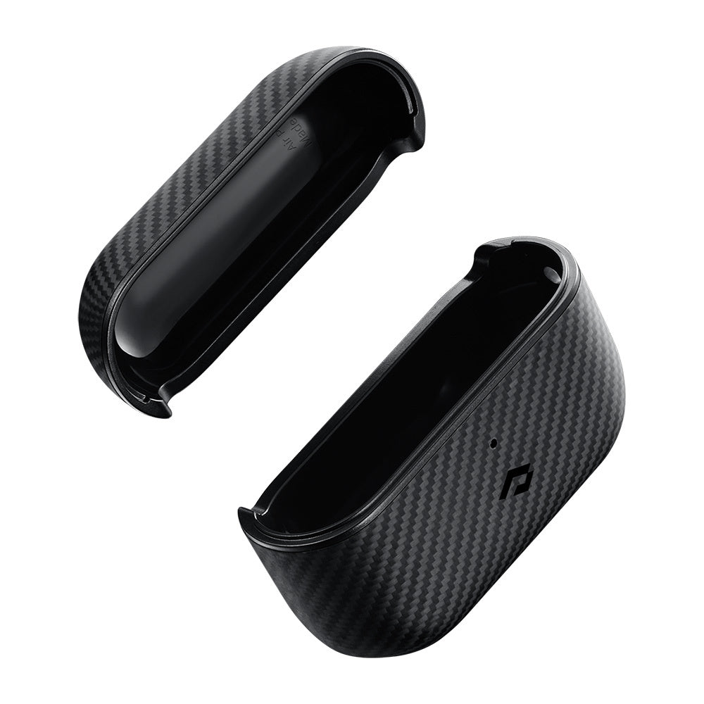 600D Aramid Fiber Classic Black-Grey Twill Serisi Kılıf- AirPods Pro 2