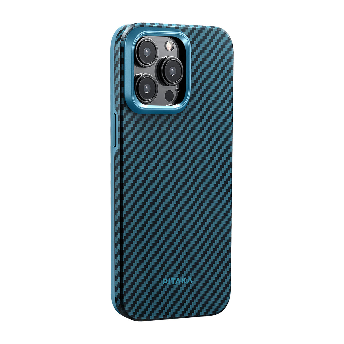Military-Grade 1500D Classic Navy-Black Twill Serisi Kılıf - iPhone 15 Pro