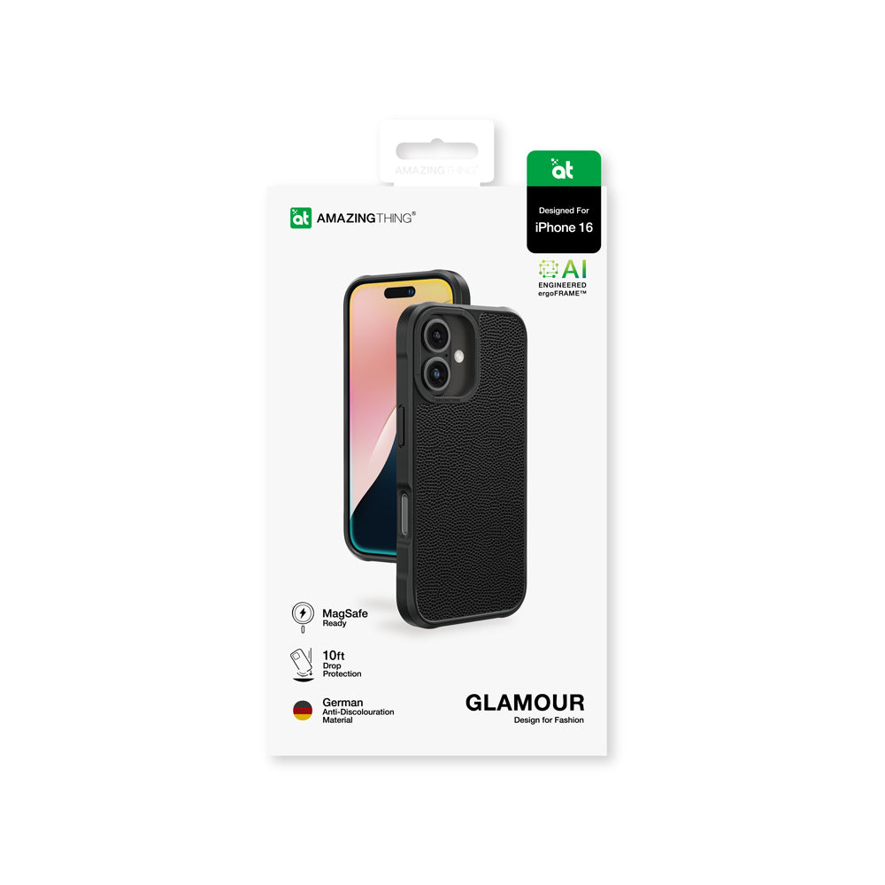 Glamour Leather Serisi Kılıf - iPhone 16 Plus