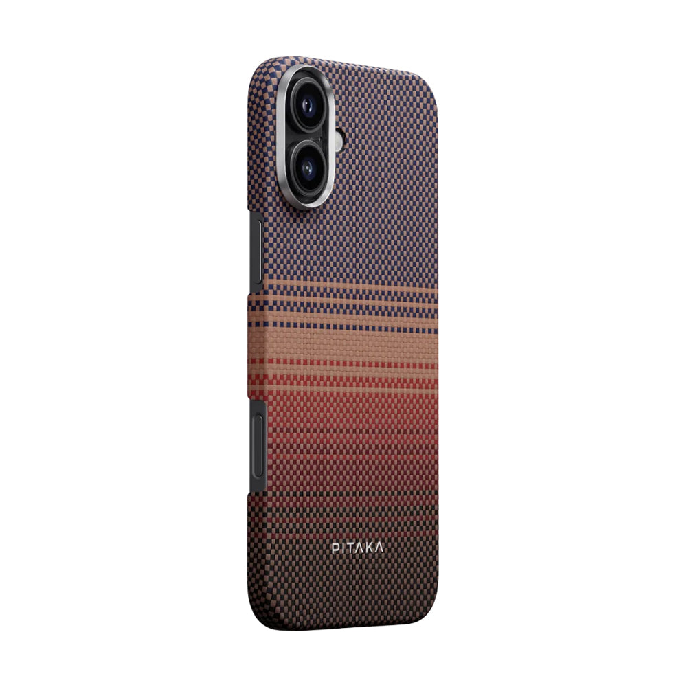 Pitaka Tactile Woven Sunset-Moonrise Serisi Kılıf - iPhone 16 Plus