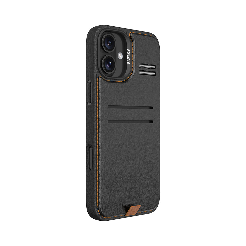 Wallet Deri Kartlıklı Standlı Serisi Kılıf - iPhone 16