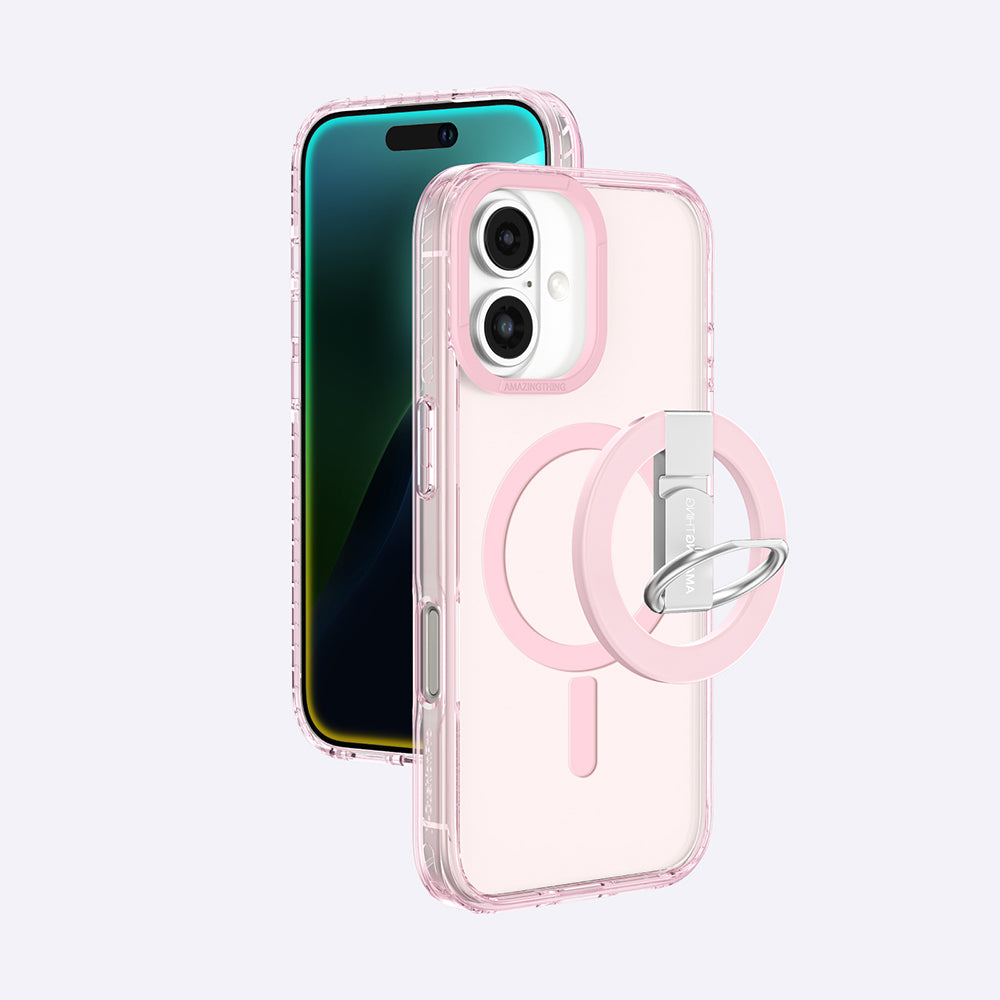 Titan Pro Serisi Kılıf & Magsafe Grip-Fit Stand Seti - iPhone 16