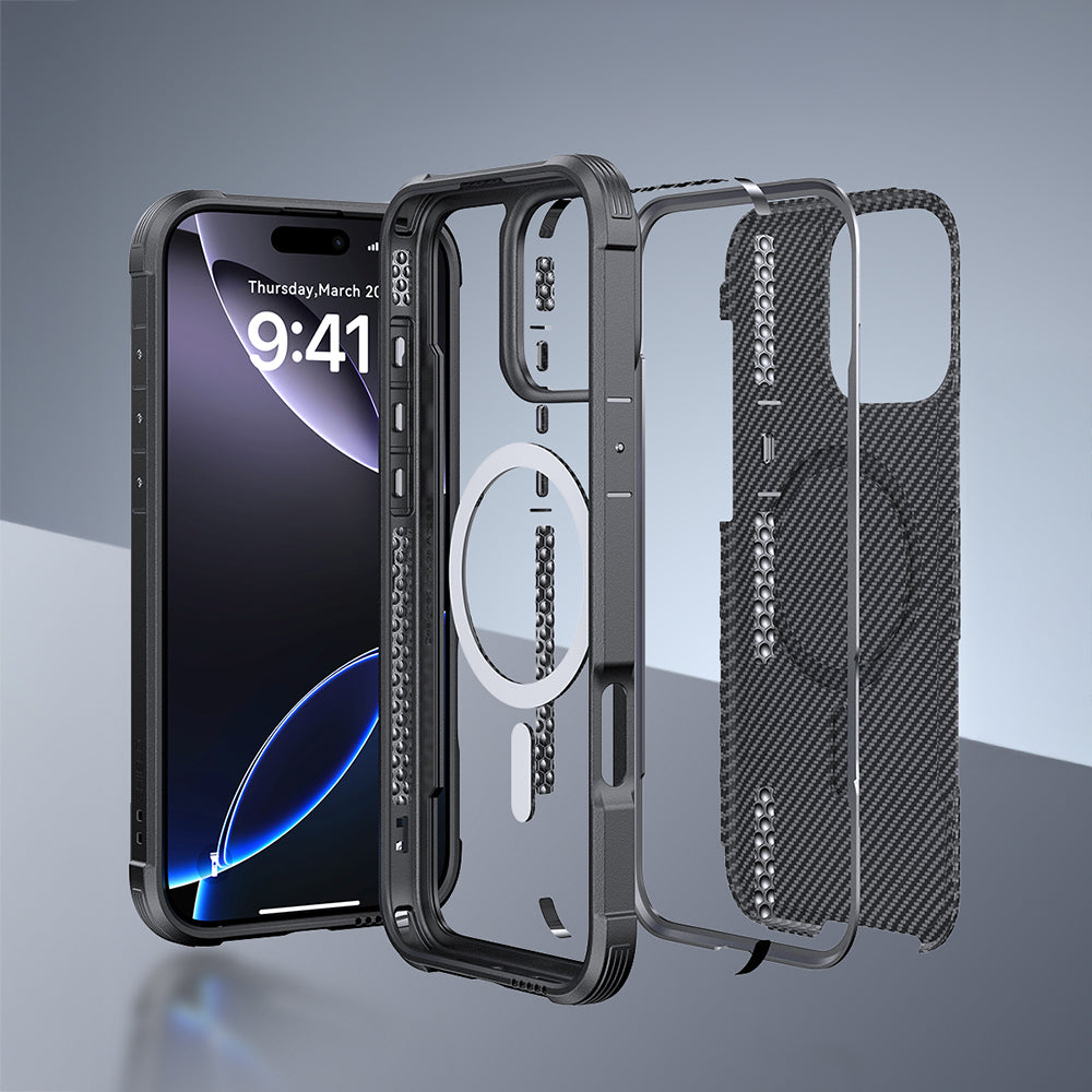 Apex Serisi Kevlar Kılıf - iPhone 16 Pro