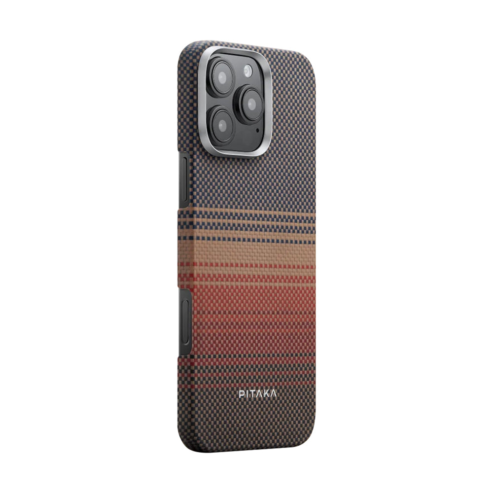 Pitaka Tactile Woven Sunset-Moonrise Serisi Kılıf - iPhone 16 Pro