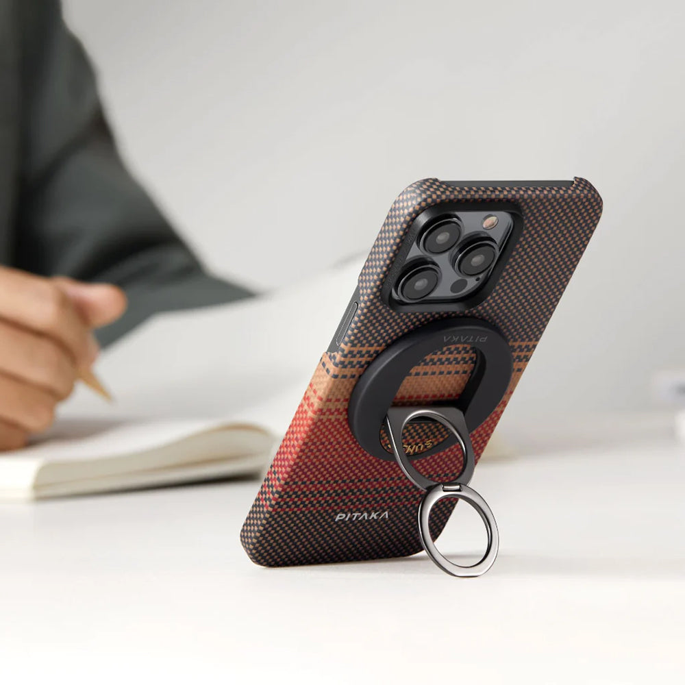 Grip 3 Standlı Tactile Woven Sunset-Moonrise Serisi Set - iPhone 16 Pro