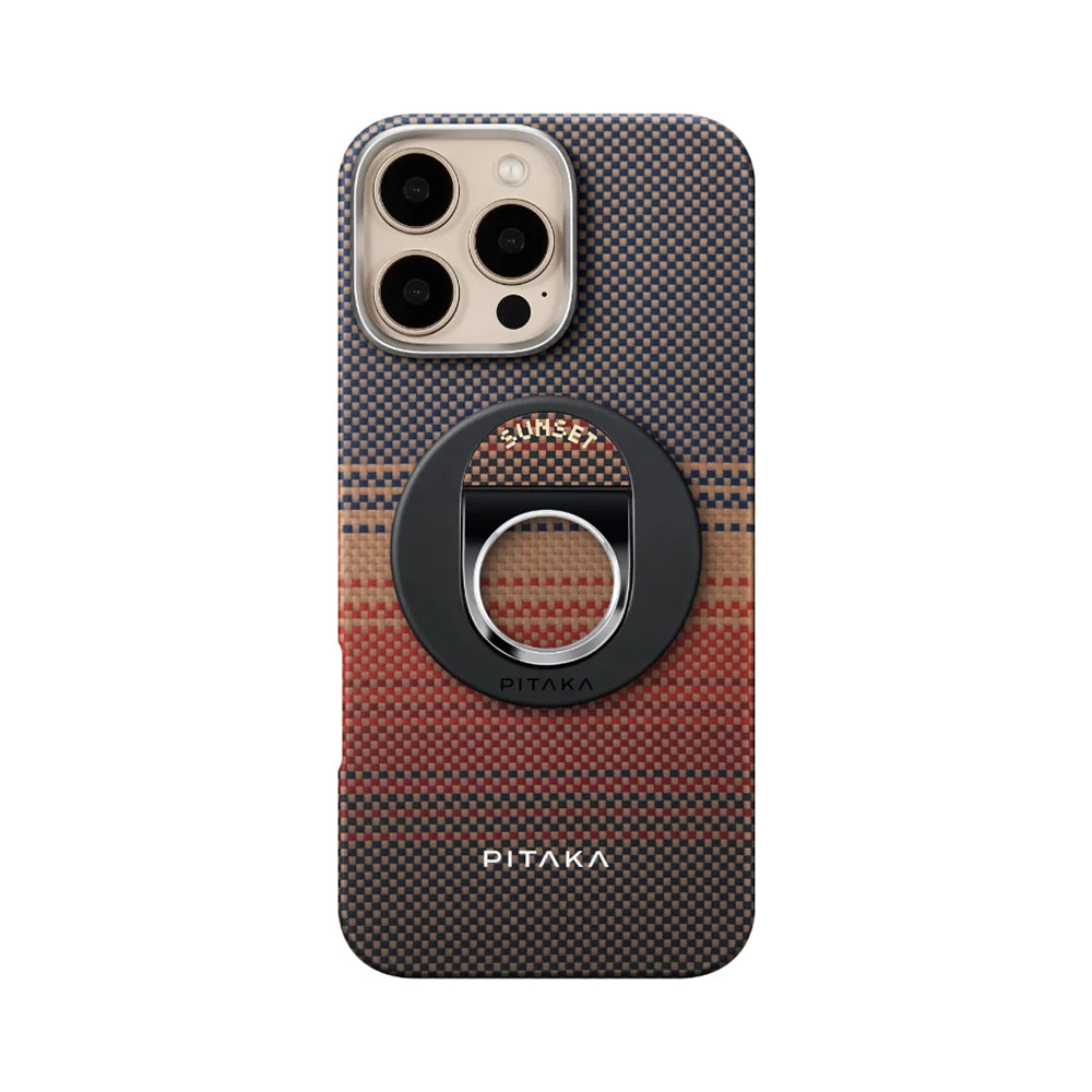 Grip 3 Standlı Tactile Woven Sunset-Moonrise Serisi Set - iPhone 16 Pro