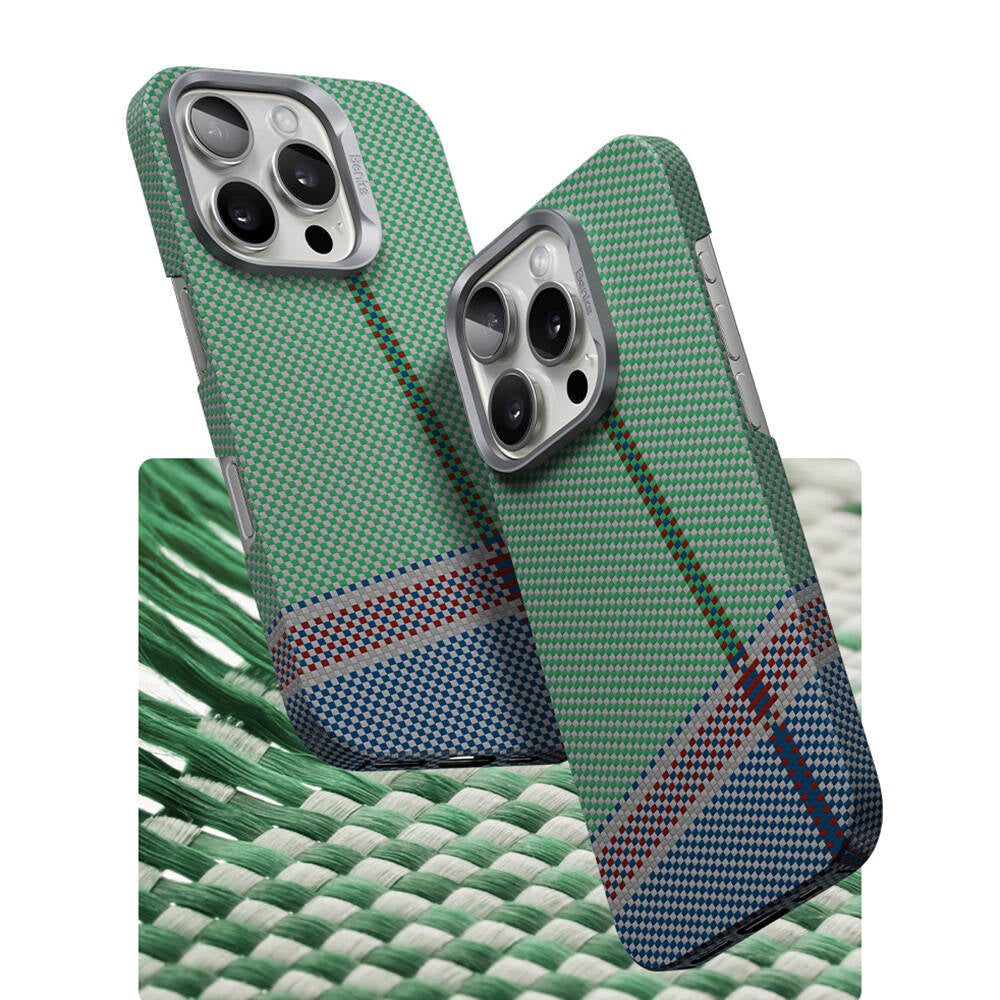 Passion Green Kevlar Kılıf - iPhone 16 Pro Max