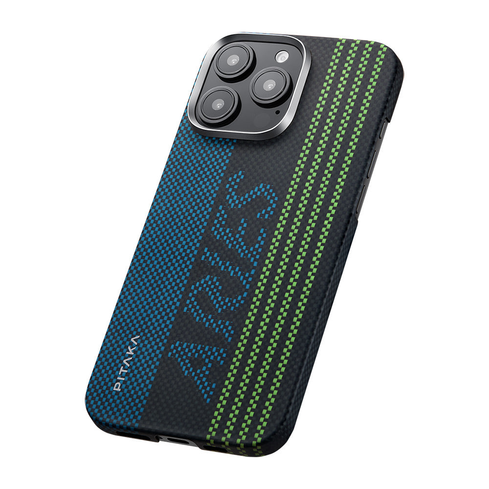 Lumintex Tactile Woven Aries Credit Card Serisi Kılıf - iPhone 16 Pro