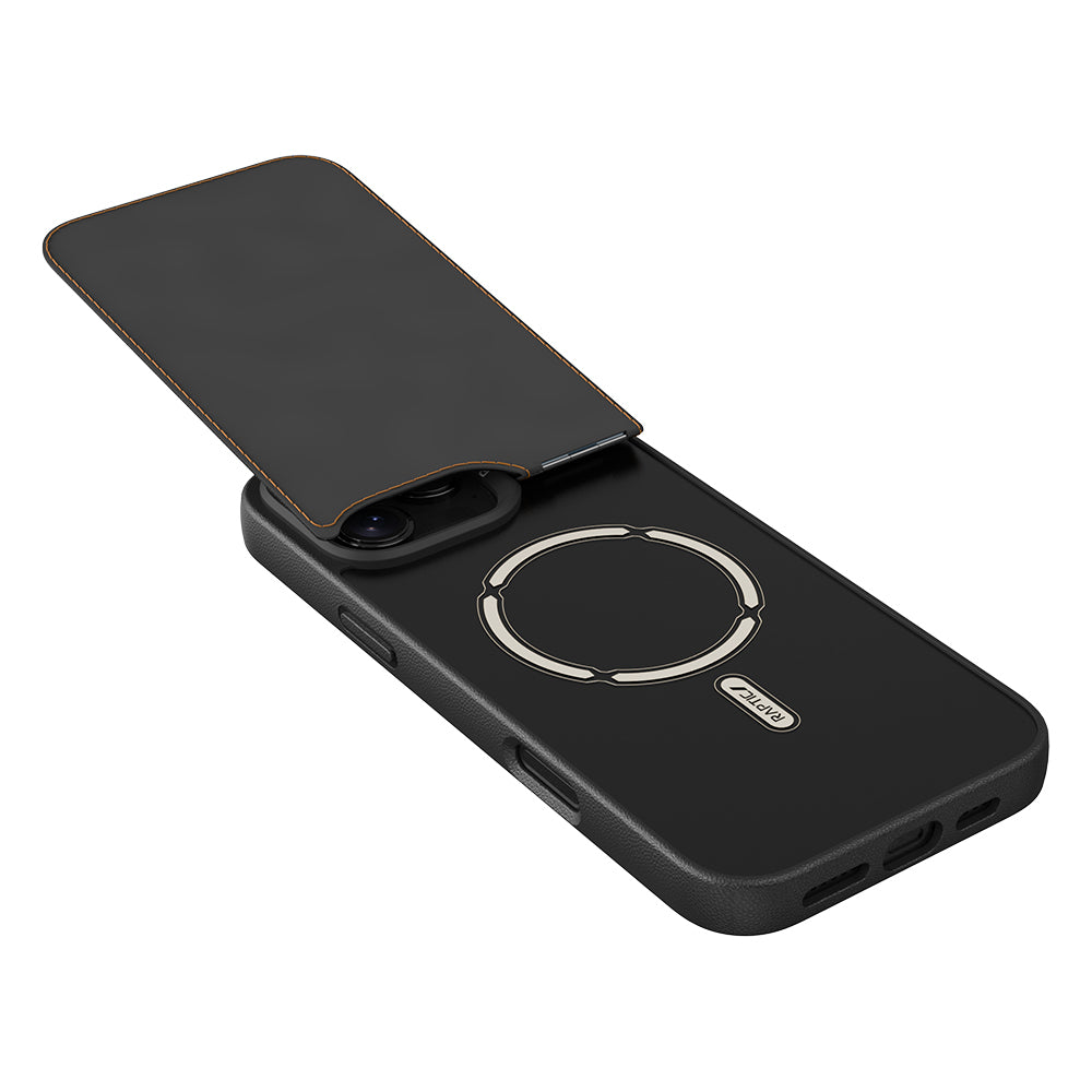 Wallet Deri Kartlıklı Standlı Serisi Kılıf - iPhone 16 Pro Max