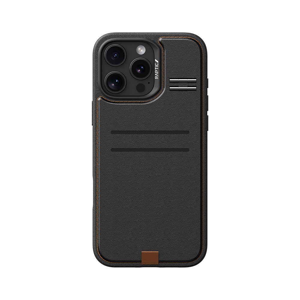 Wallet Deri Kartlıklı Standlı Serisi Kılıf - iPhone 16 Pro Max