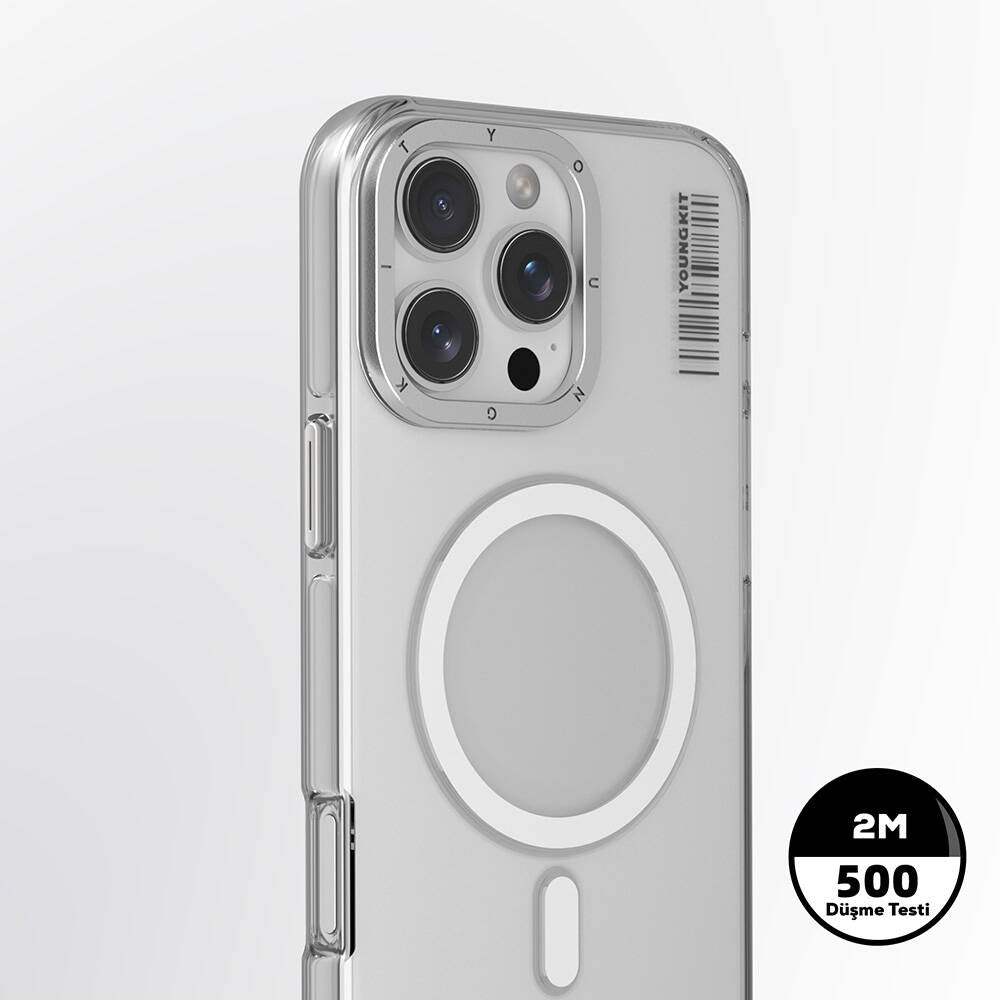 Crystal Shield Serisi Clear Kılıf - iPhone 16 Pro Max
