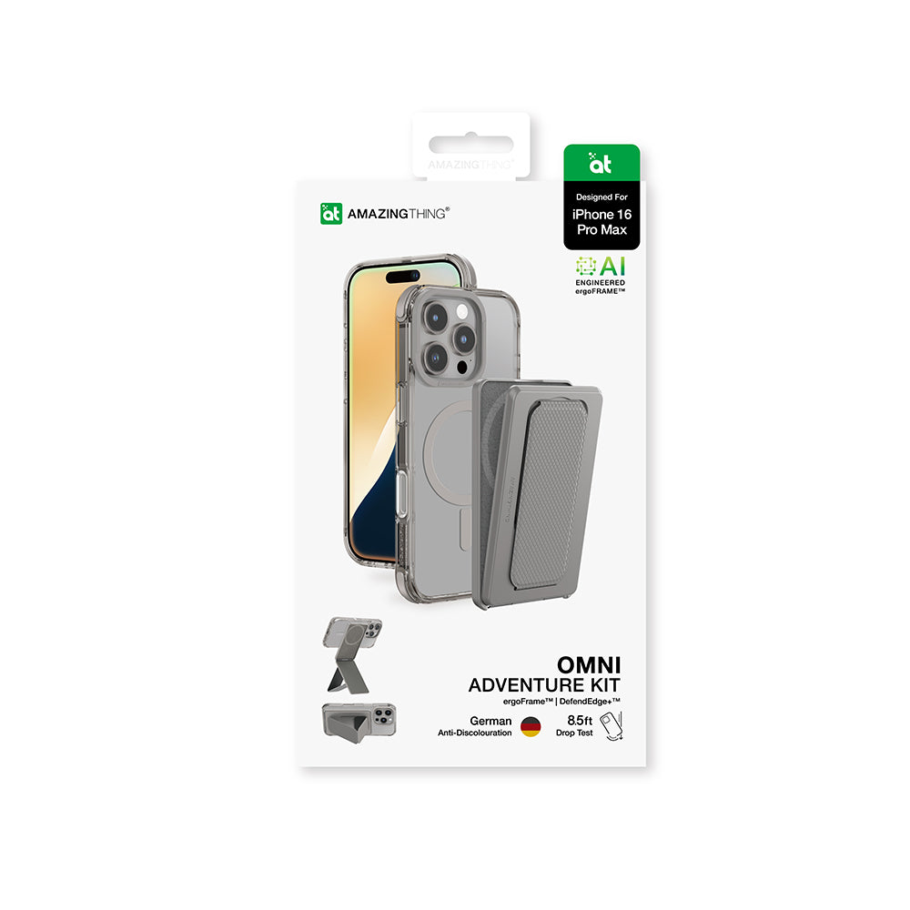 Omni Adventure Standlı Kılıf Seti - iPhone 16 Pro