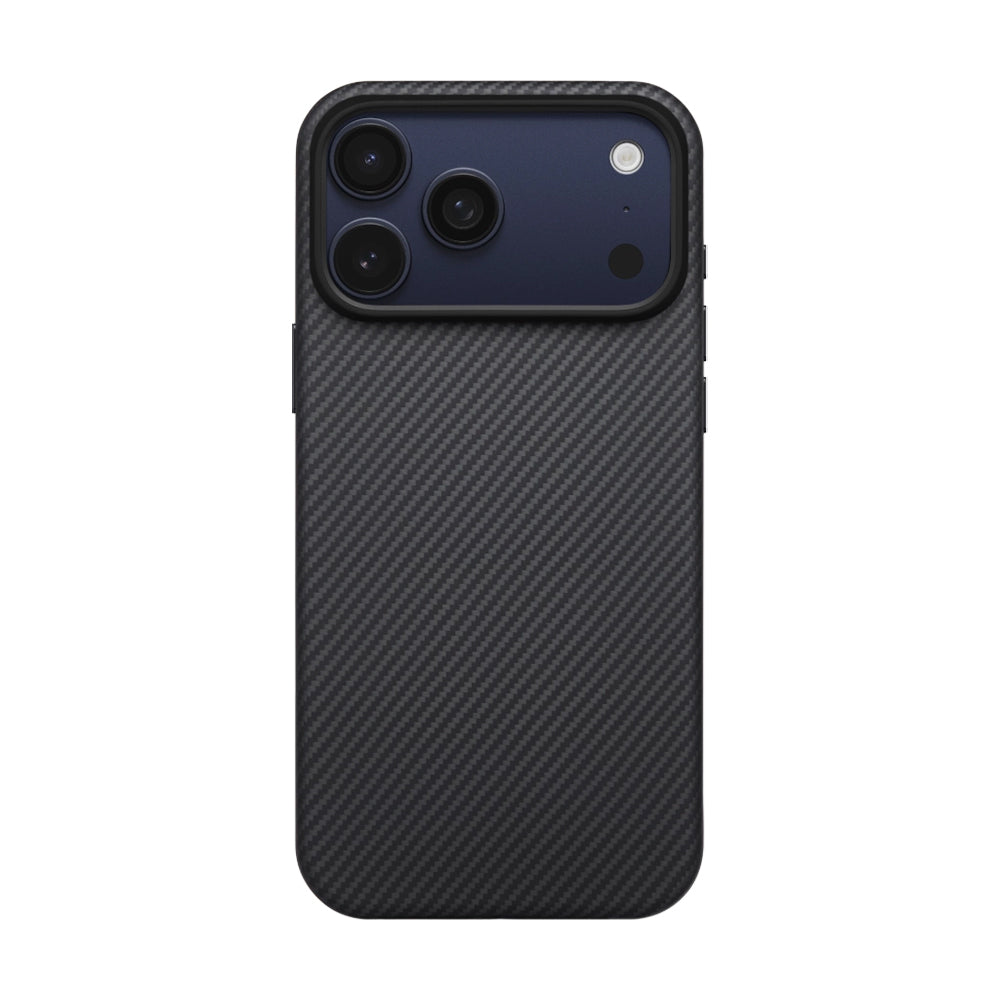 Military-Grade 1500D Classic Serisi Black-Grey Twill Serisi Kılıf - iPhone 17 Pro