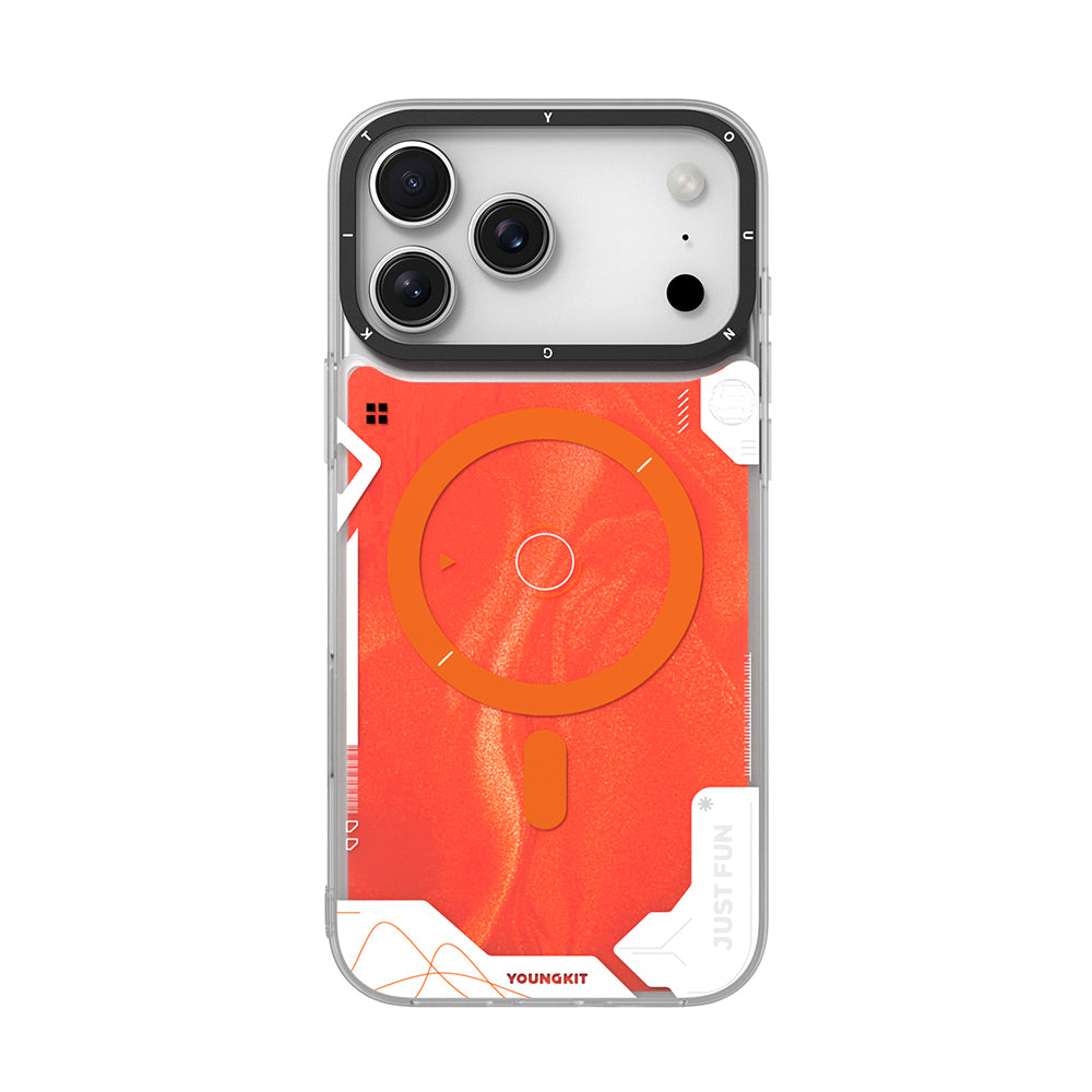 Galaxy Fantasy Serisi Neon Sıvılı Kılıf - iPhone 17 Pro Max