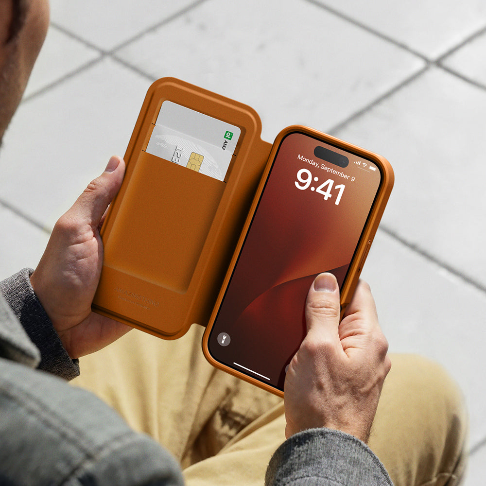 Glamour Foilo Kartlıklı Katlanabilir Serisi Kılıf - iPhone 17 Pro