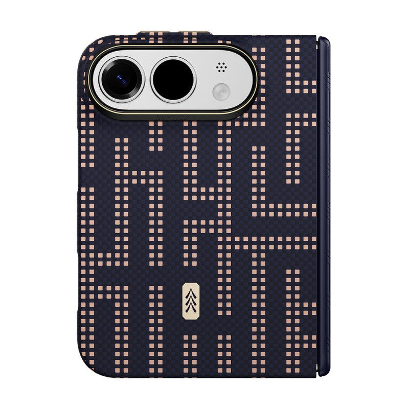 Raptic Aramid SkinPro Grid Serisi Karbon Kapak - iPhone Duo