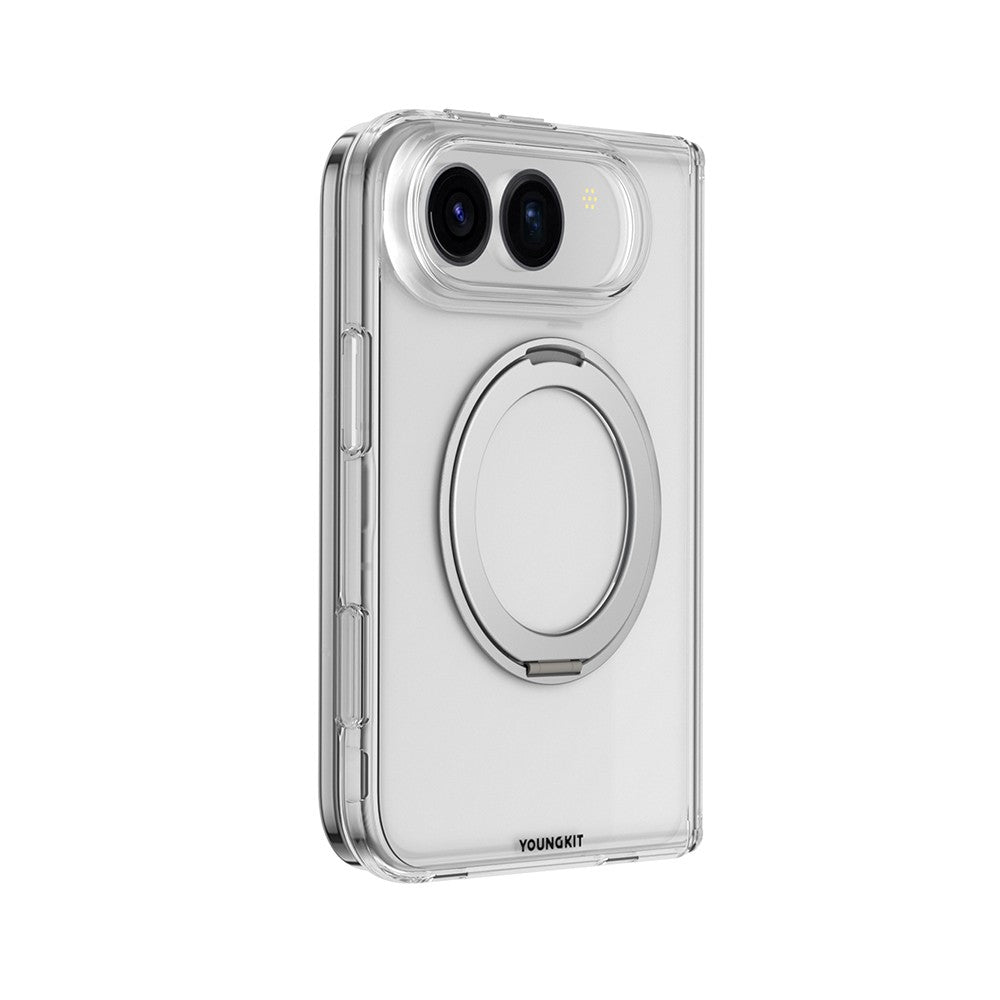 Youngkit Clear Serisi Standlı Kapak - iPhone Duo