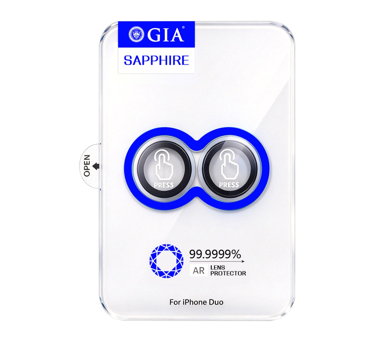 Mohseven Sapphire One by One Kamera Lens Koruyucu - iPhone Duo