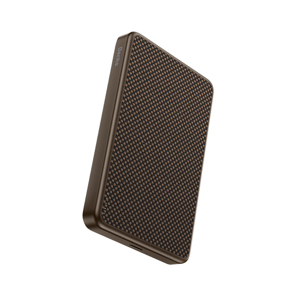 ArmorGo MP17 ArmorTint Aramid Fiber Qi2 Sertifikalı 10.000mAh 15W Magsafe Powerbank (Kopya)