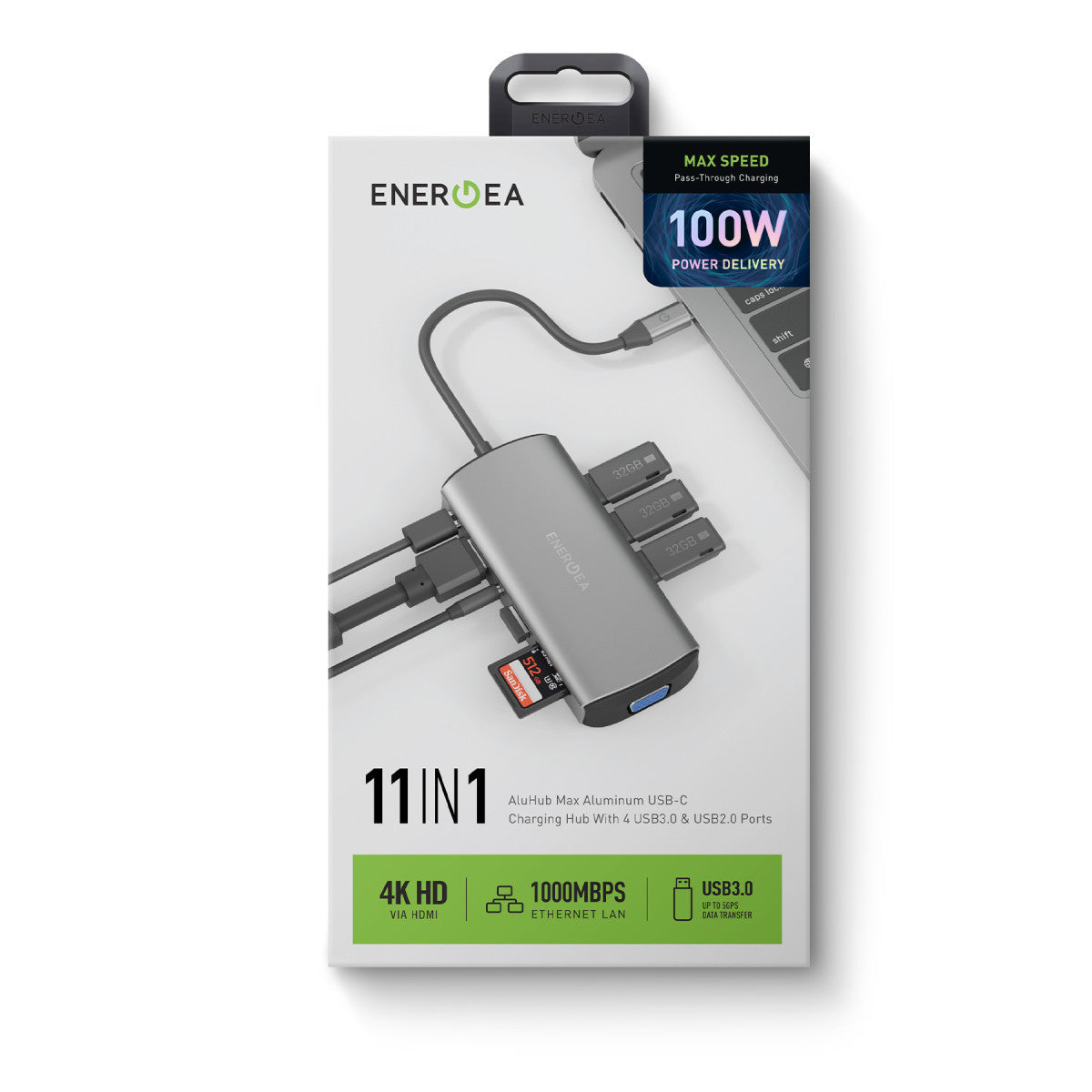AluHub Max 11in1 4K Hub Dönüştürücü