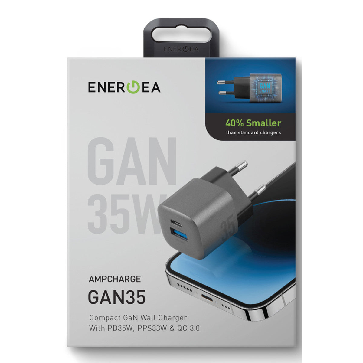 AmpCharge GaN35 Şarj Adaptörü
