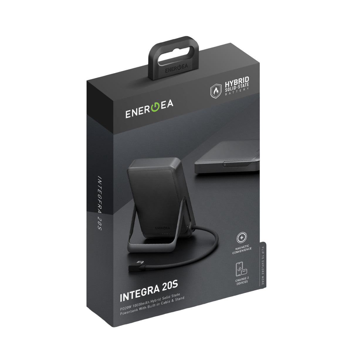 Integra 20S 10.000mAh Qi2 Dijital Göstergeli Semi Solid Magsafe Powerbank