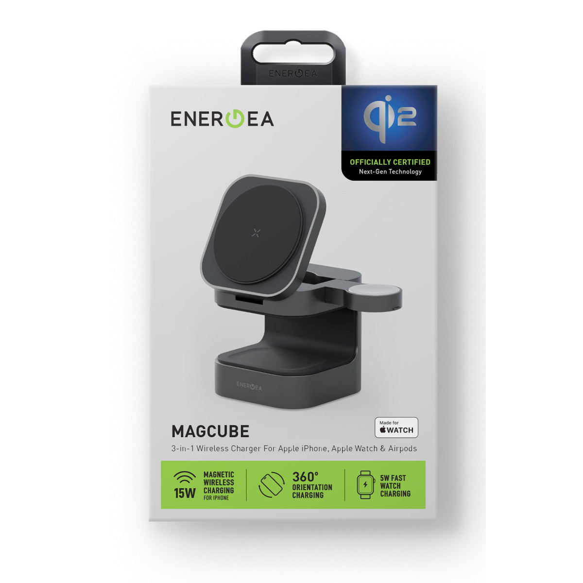 MagCube Qi2 3in1 Şarj İstasyonu