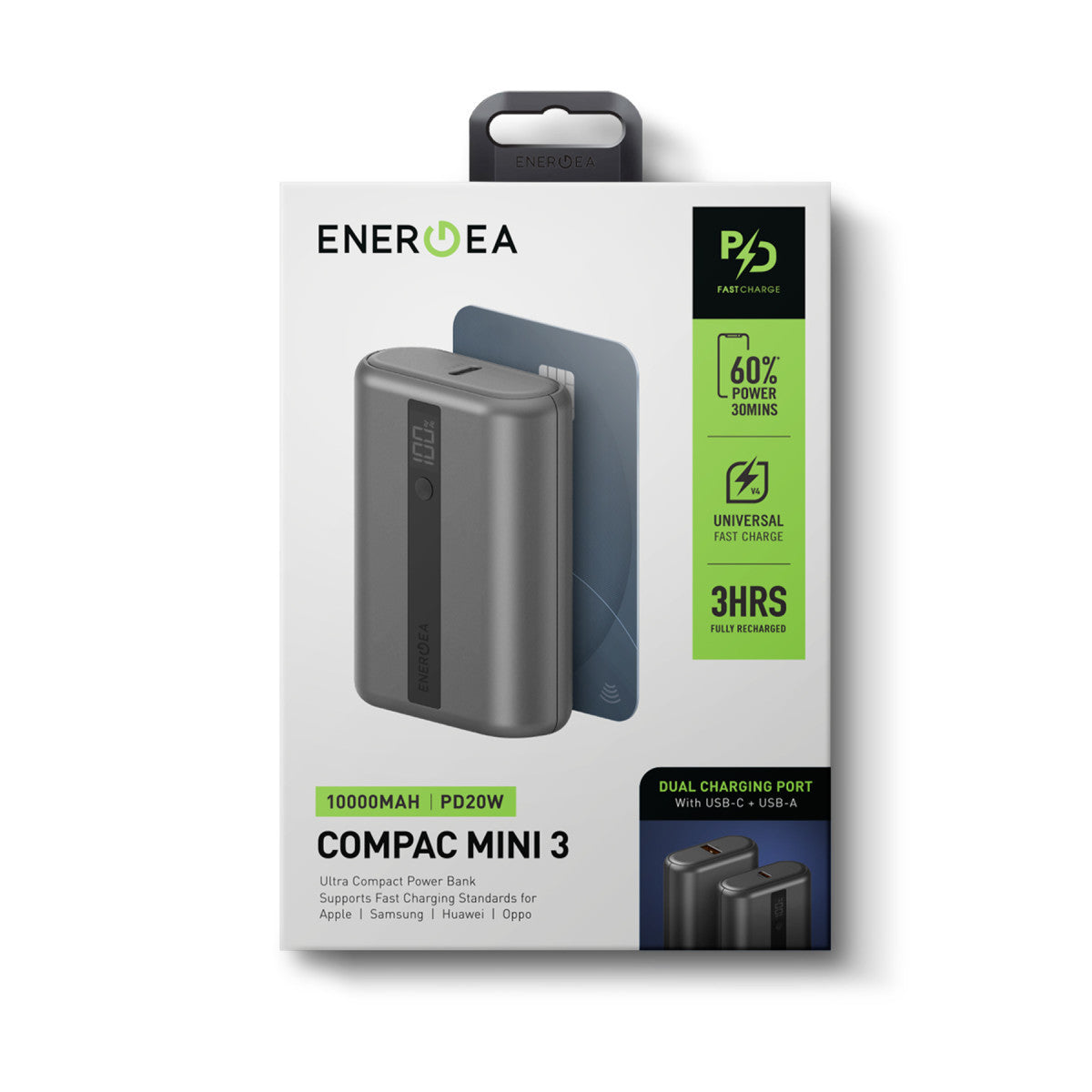ComPac Mini 3 10.000 mAh 20W PD Powerbank