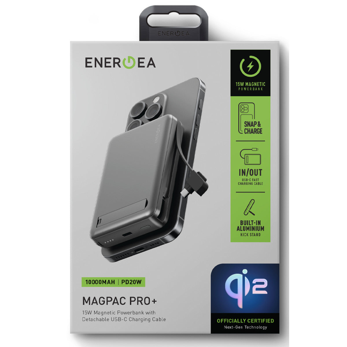 MacPac Pro Plus Qi2 10.000mAh Magsafe Powerbank