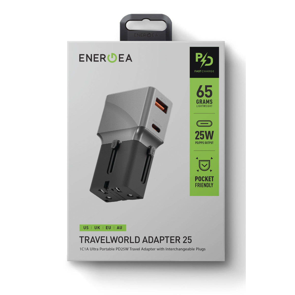 TravelGo 25W Universal PD Şarj Adaptörü