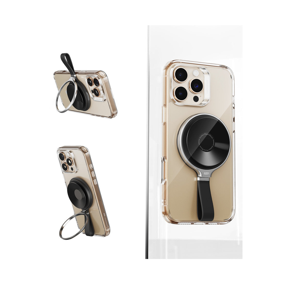 HaloLock Vantuzlu Magsafe Grip-Fit Stand