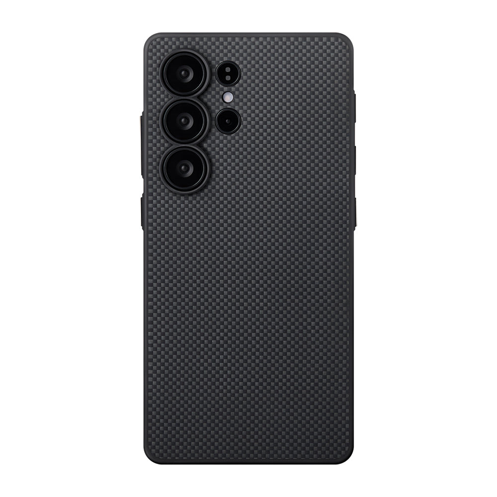 Aramid Fiber 3 Fonksiyon Butonlu Pitaka PinButton Serisi Kılıf - Samsung S25 Ultra