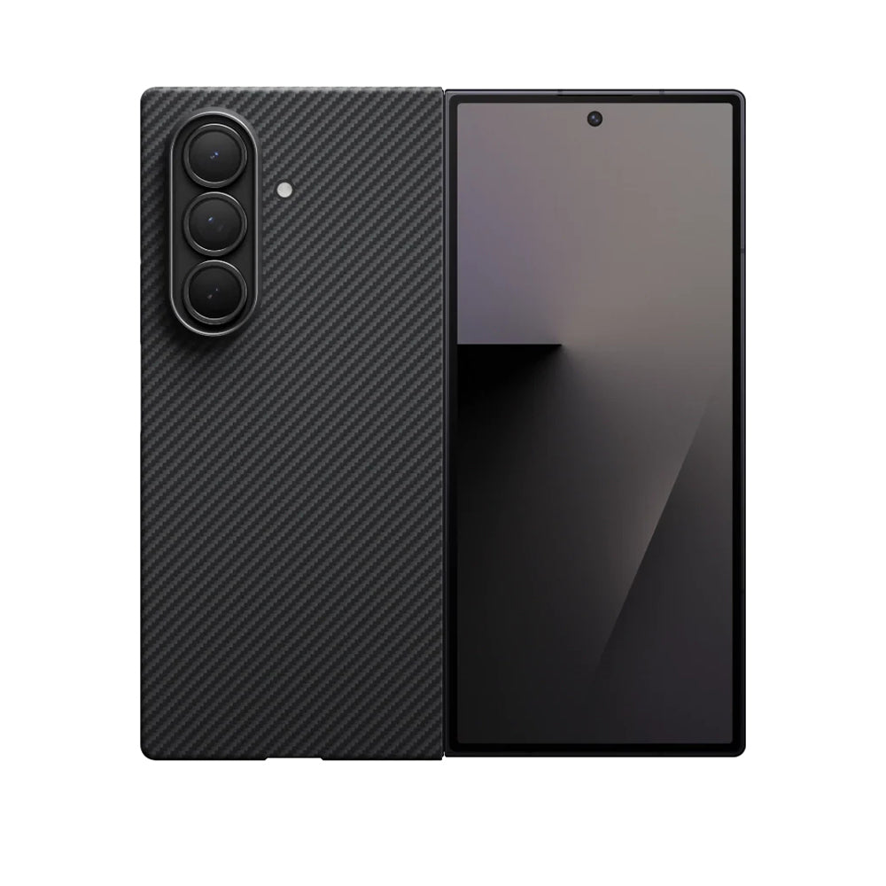 Ultra-Slim Classic Black-Grey Twill Serisi Kılıf - Samsung Z Fold 7