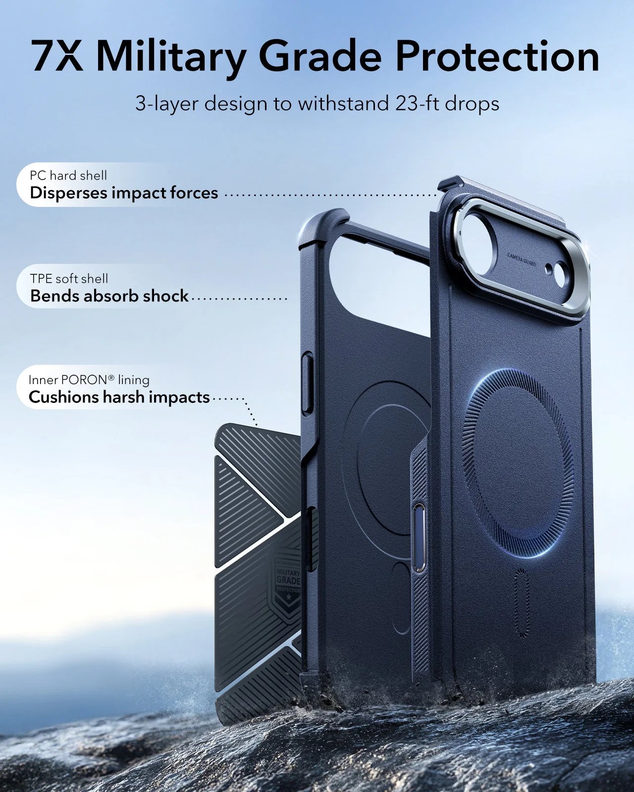Cyber Tough Serisi Armor Kılıf - iPhone Air