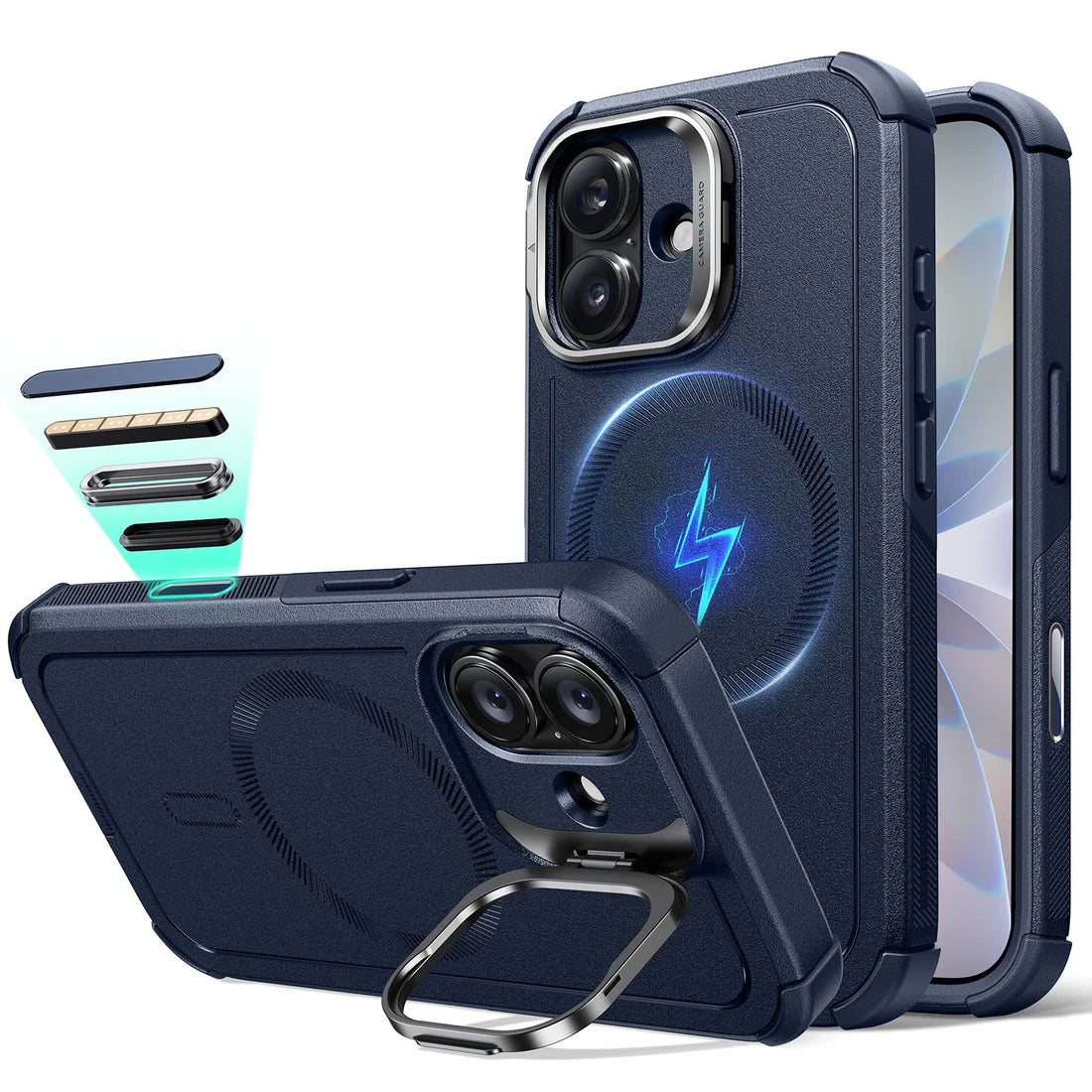 Cyber Tough Serisi Armor Kılıf - iPhone 17
