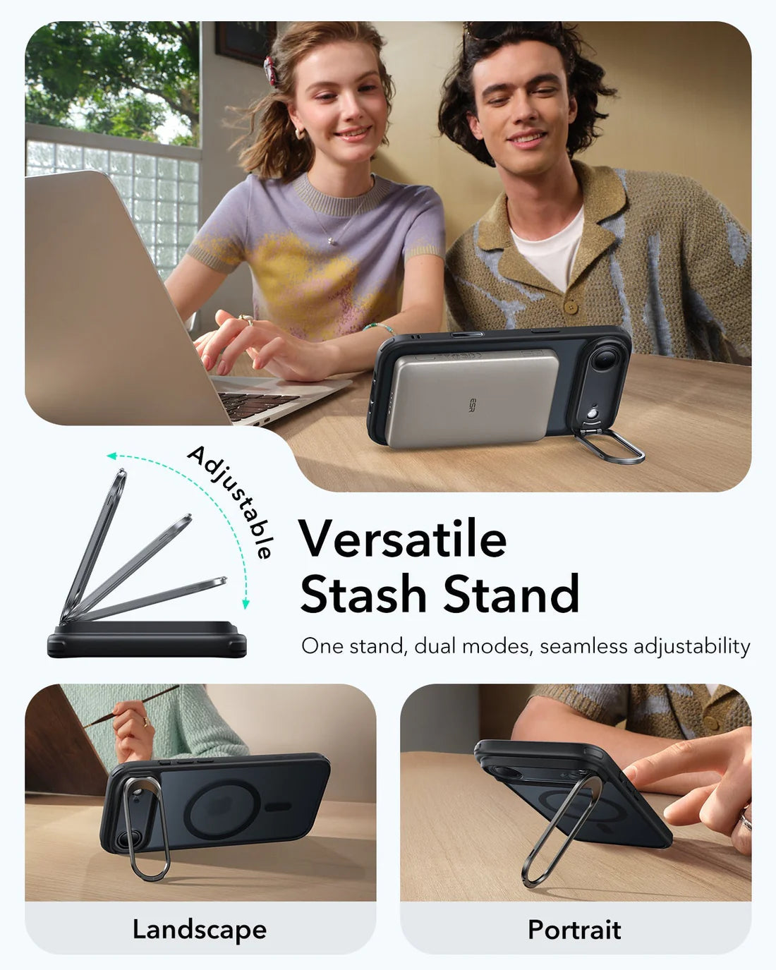 Classic Hybrid Serisi Standlı Kılıf - iPhone Air