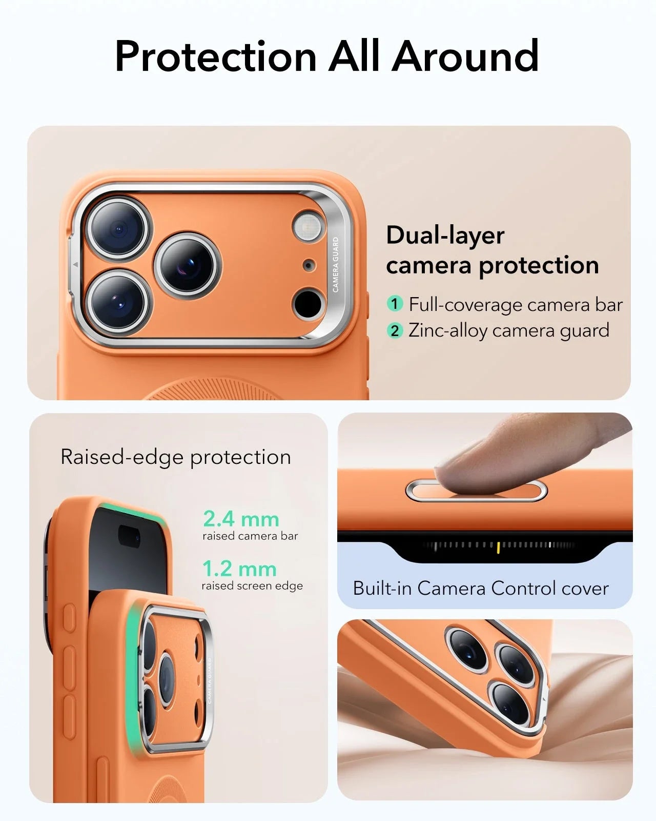 Cloud Soft Serisi Silicone Standlı Kılıf - iPhone 17 Pro