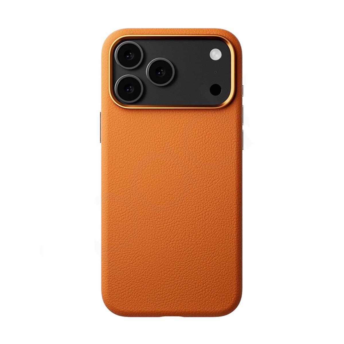 FaceDesing Orange Leather Serisi Kılıf - iPhone 17 Pro