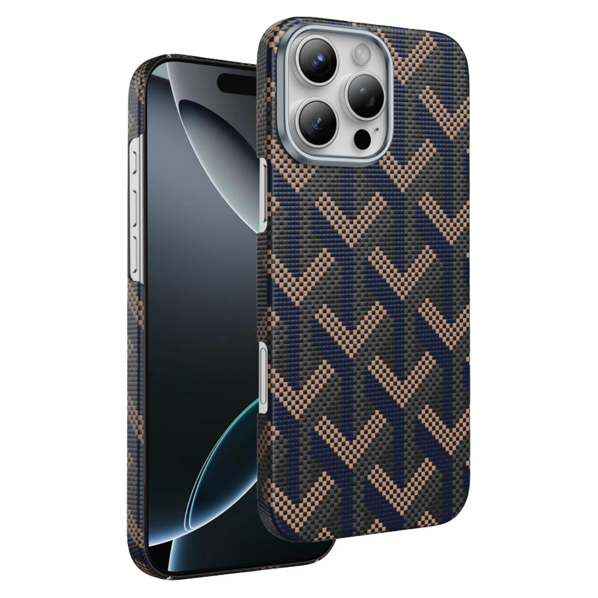 Kevlar Prague Serisi Kılıf - iPhone 16 Pro Max